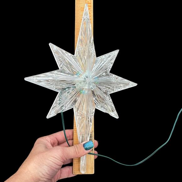 LED Bethlehem Star Tree Topper Ornament Color Changing Christmas Lights Accent - Picture 7 of 16